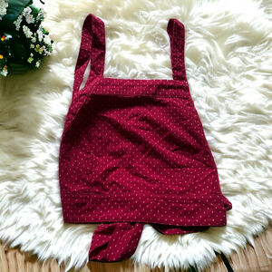 Hayden Strawberry Red Tie Back Crop Top